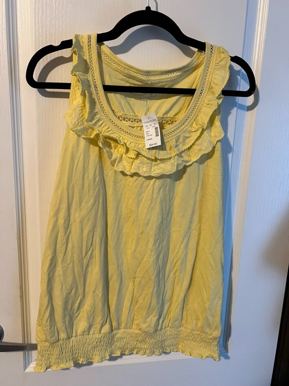 Maurice's Pale Yellow Tank
